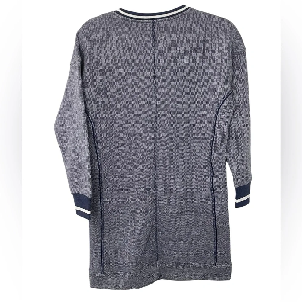 NWT Vineyard Vines Varsity Sweatshirt Dress Women's SMALL Long Sleeve Blue‎ - Picture 4 of 8